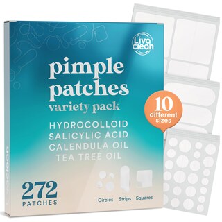 Foto 1 | Foto 1 | Paquete Variado Pimple Patches Livaclean 272 Ct Con Aceite De Árbol De Té - Venta Internacional.