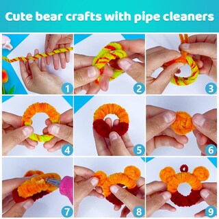 Foto 4 | Foto 4 | Limpiapipas Iooleem  Tallos De Chenilla Marrón  200 Unidades - Venta Internacional.