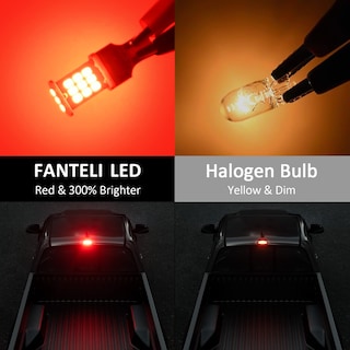 Foto 3 | Foto 3 | Bombilla Led Fanteli 921 Roja Para Tercera Luz De Freno Un 300% Más Brillante - Venta Internacional.