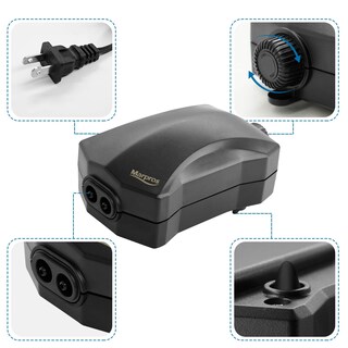 Foto 2 | Foto 2 | Bomba De Aire Para Acuario Marpros Para Pecera 75 — 150 Litros 2 Salidas - Venta Internacional.