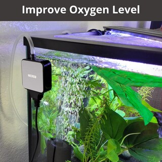 Foto 3 | Foto 3 | Bomba De Aire Para Acuarios Nicrew Nano Silent Black 1 5 W 0 3 L/min - Venta Internacional.