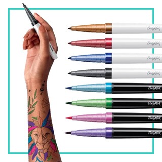 Foto 2 | Foto 2 | Marcadores Temporales Para Tatuajes Bic Bodymark 8 Unidades Surtidos - Venta Internacional.
