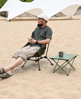 Foto 7 | Foto 7 | Silla De Playa Plegable Para Acampar Iclimb Ultraligera Compacta Verde - Venta Internacional.