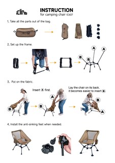 Foto 7 | Foto 7 | Silla De Playa Plegable Para Acampar Iclimb Ultraligera Y Compacta - Venta Internacional.