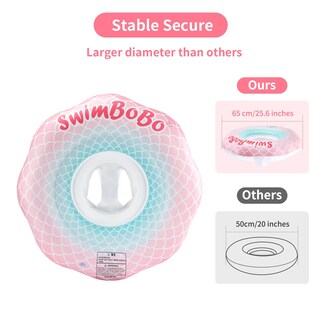Foto 2 | Foto 2 | Flotador De Natación Swimbobo Inflable Para Bebés De 6 A 36 Meses Diseño De Sirena Rosa - Venta Internacional.