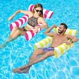 Hamaca Para Piscina Tiwisses 4 En 1 De Pool Floats Con Malla Inferior Paquete De 2 - Venta Internacional.