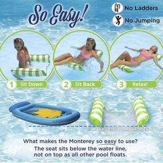 Foto 4 | Foto 4 | Hamaca Inflable Pool Float Aqua Monterey 4 En 1 - Venta Internacional.