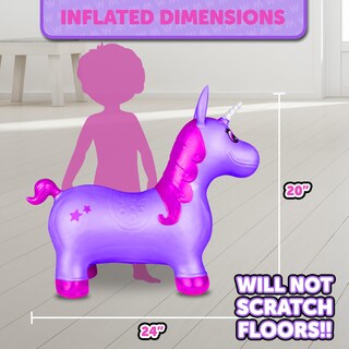 Foto 6 | Foto 6 | Saltarín Hinchable Waddle Con Forma De Animal Saltarín Morado Y Rosa - Venta Internacional.