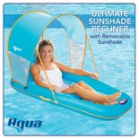 Sillón Reclinable Pool Float Aqua Leisure Ultimate Con Toldo - Venta Internacional.
