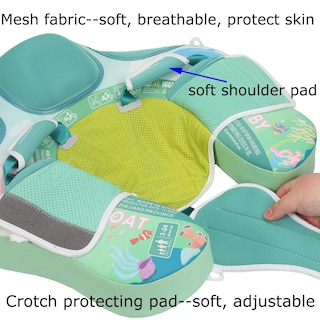 Foto 7 | Foto 7 | Entrenador De Natación Baby Float Mambobaby Solid Con Toldo - Venta Internacional.