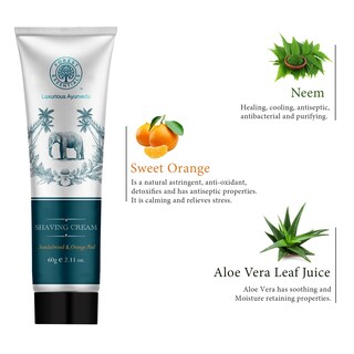 Foto 3 | Foto 3 | Crema De Afeitar Forest Essentials Piel De Sándalo Y Naranja 60 Ml - Venta Internacional.