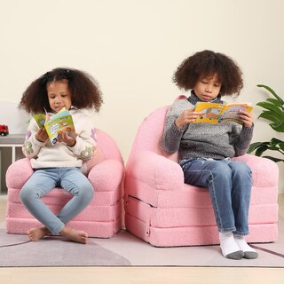 Foto 5 | Foto 5 | Sofá Plegable Para Niños Momcaywex Comfy Rainbow Con Espuma Plegable Triple - Venta Internacional.