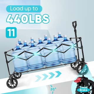 Foto 3 | Foto 3 | Wagon Sekey Plegable 43 Pulgadas Capacidad Extendida De 400 Litros Color Negro - Venta Internacional.