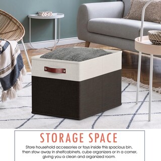 Foto 5 | Foto 5 | Cubos De Almacenamiento Ornavo Home Kallax 13 X 15 X 13 Cm Paquete De 6 Unidades Color Blanco Y Negro - Venta Internacional.