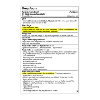 Foto 5 | Foto 5 | Suplemento Para Bajar De Peso Alli Orlistat 60 Mg Cápsulas 170 Unidades - Venta Internacional.