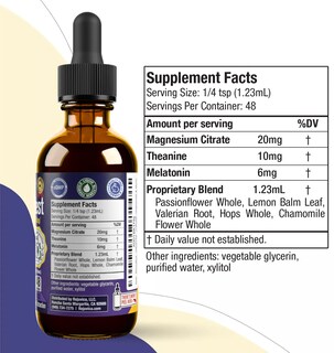 Foto 6 | Foto 6 | Líquido Natural Sleep Aid Nocturest Con Valeriana Y Melatonina - Venta Internacional.