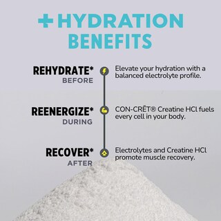 Foto 6 | Foto 6 | Polvo Electrolítico Con-cret Creatina Hcl + Hidratación 40 Dosis - Venta Internacional.