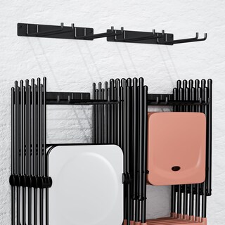 Foto 1 | Foto 1 | Soporte De Pared Para Sillas Plegable Moomsine Paquete De 2 - Venta Internacional.
