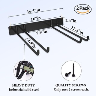 Foto 3 | Foto 3 | Soporte De Pared Para Sillas Plegable Moomsine Paquete De 2 - Venta Internacional.