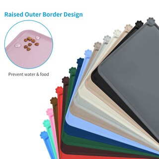 Foto 3 | Foto 3 | Alfombrilla De Alimentación Para Mascotas Audwud De Silicona Impermeable Para Perros Y Gatos - Venta Internacional.