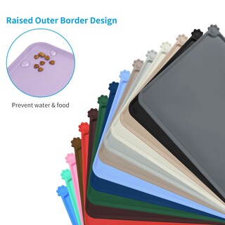 Foto 3 | Foto 3 | Alfombrilla De Alimentación Para Mascotas Audwud De Silicona Impermeable Para Perros Y Gatos - Venta Internacional.