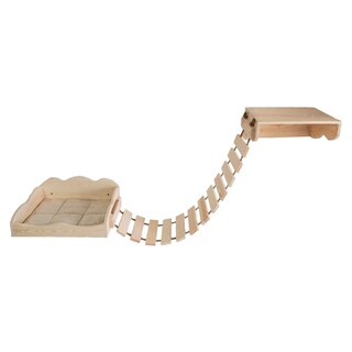 Foto 2 | Foto 2 | Hamaca De Pared Cat Bridge Yiotl Con Estante De Madera - Venta Internacional.
