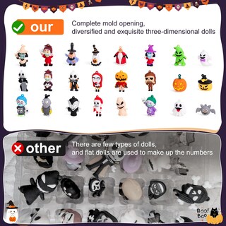 Foto 4 | Foto 4 | Calendario De Adviento Bombpark 2024 Para Halloween Y Navidad Con 24 Muñecas - Venta Internacional.