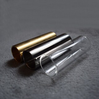 Foto 2 | Foto 2 | Juego De Diapositivas Para Guitarra Be Valiant De Vidrio Acero Y Latón Con Púas - Venta Internacional.