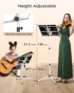 Foto 4 | Foto 4 | Soporte Plegable Para Libros Y Música K Kasonic 2 En 1 Portátil - Venta Internacional.