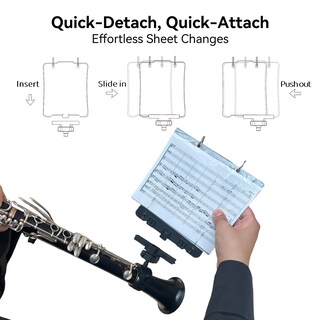 Foto 4 | Foto 4 | Clarinete Lira Tc10 De Marching Band Lyre Musboard Con Carpeta Abatible - Venta Internacional.