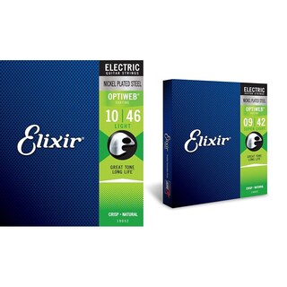 Foto 1 | Foto 1 | Cuerdas Para Guitarra Eléctrica Elixir 19052 Revestidas En Níquel Ligero - Venta Internacional.