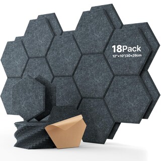 Foto 1 | Foto 1 | Paneles Acústicos Soundsbay Hexagon De Alta Densidad Paquete De 18 - Venta Internacional.
