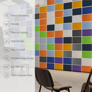 Foto 5 | Foto 5 | Paneles Acústicos Amantech High Density Sound De 40 X 30 X 1 Cm 12 Unidades - Venta Internacional.