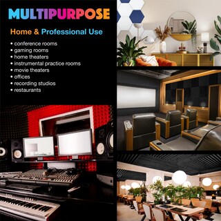 Foto 7 | Foto 7 | Paneles Acústicos Sonic Acoustics Hexagon Paquete De 12 Blancos - Venta Internacional.