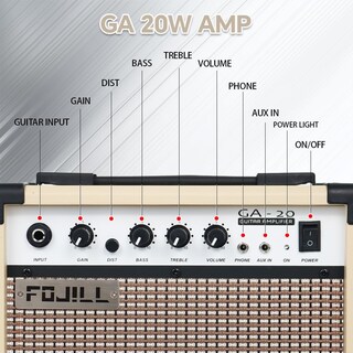 Foto 2 | Foto 2 | Amplificador De Guitarra Eléctrica Fojill Fojill 20w Portable - Venta Internacional.