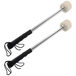 Foto 1 | Foto 1 | 2 Baquetas De Fieltro De Lana Drum Mallet Jiozermi 35 Cm De Longitud - Venta Internacional.