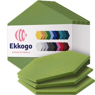 Foto 1 | Foto 1 | Acoustic Panels Ekkogo Paquete De 12 Paneles De Pared Insonorizados Color Verde - Venta Internacional.