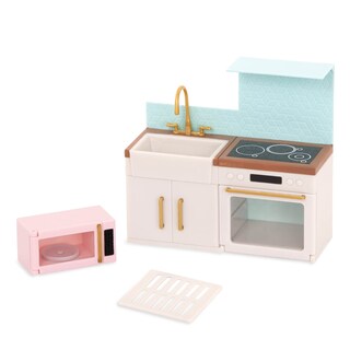 Foto 4 | Foto 4 | Set De Cocina Lori Dolls Backsplash Urban Kitchen Muñecas De 6 Pulgadas - Venta Internacional.