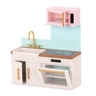 Foto 5 | Foto 5 | Set De Cocina Lori Dolls Backsplash Urban Kitchen Muñecas De 6 Pulgadas - Venta Internacional.