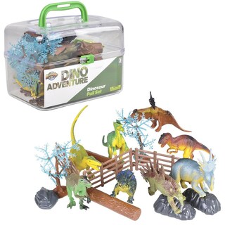 Foto 1 | Foto 1 | Set De Dinosaurios Adventure Planet De 20 Piezas Con Funda De Transporte - Venta Internacional.