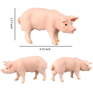 Foto 2 | Foto 2 | Set De Figuras De Juguete Blapnk Realistic Farm Pig Animals X4 - Venta Internacional.