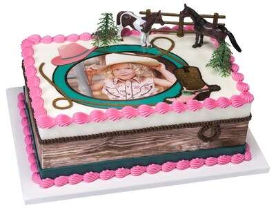 Foto 4 | Foto 4 | Juego De 5 Piezas Cake Topper Decoset Horses Para Fiestas Con Temática Equina - Venta Internacional.