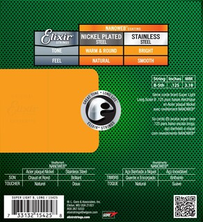 Foto 2 | Foto 2 | Cuerdas Elixir Super Light B 5th String 125 Para Bajo - Venta Internacional.