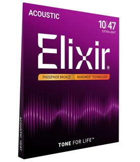 Foto 1 | Foto 1 | Cuerdas Para Guitarra Acústica Elixir Phosphor Bronze Nanoweb - Venta Internacional.