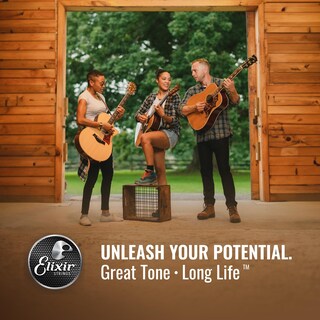 Foto 3 | Foto 3 | Cuerdas Para Guitarra Acústica Elixir Phosphor Bronze Nanoweb Light - Venta Internacional.