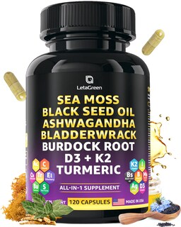 Foto 1 | Foto 1 | Suplemento De Aceite De Semillas Negras De Musgo Marino Letagreen 120 Cápsulas - Venta Internacional.