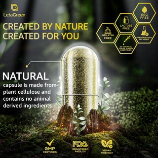 Foto 7 | Foto 7 | Suplemento De Aceite De Semillas Negras De Musgo Marino Letagreen 120 Cápsulas - Venta Internacional.