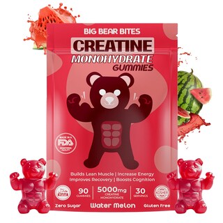Foto 1 | Foto 1 | Suplemento: Gomitas De Monohidrato De Creatina Big Bear Bites 5000 Mg - Venta Internacional.