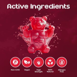 Foto 5 | Foto 5 | Suplemento: Gomitas De Monohidrato De Creatina Big Bear Bites 5000 Mg - Venta Internacional.