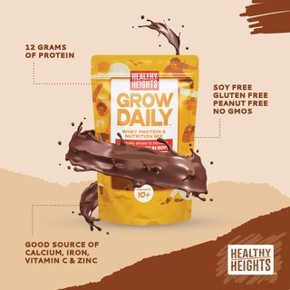 Foto 3 | Foto 3 | Mezcla De Bebidas Proteicas Healthy Heights Grow Daily Chocolate 10+ - Venta Internacional.